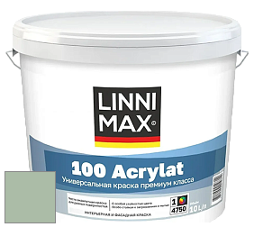 Краска LINNIMAX 100 ACRYLAT / ЛИННИМАКС 100 АКРИЛАТ (CAPAROL AMPHIBOLIN) акриловая краска цвет Agave 75 
