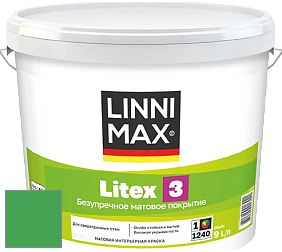 Краска LINNIMAX LITEX 3 / ЛИННИМАКС ЛИТЕКС 3 (ALPINA PREMIUM WAND) латексная краска цвет Agave 125 