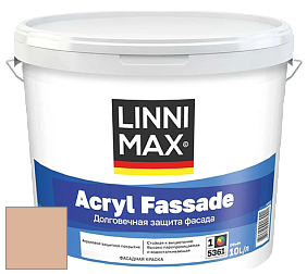 Краска LINNIMAX ACRYL FASSADE / ЛИННИМАКС АКРИЛ ФАССАДЕ (CAPAROL) акриловая фасадная краска цвет Siena 100 