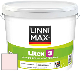 Краска LINNIMAX LITEX 3 / ЛИННИМАКС ЛИТЕКС 3 (ALPINA PREMIUM WAND) латексная краска цвет Rose 60 