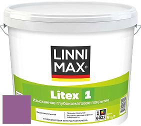 Краска LINNIMAX LITEX 1 / ЛИННИМАКС ЛИТЕКС 1 (CAPAROL SAMTEX 3) высокоэкологичная латексная краска цвет Viola 105 