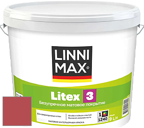 Краска LINNIMAX LITEX 3 / ЛИННИМАКС ЛИТЕКС 3 (ALPINA PREMIUM WAND) латексная краска цвет Barolo 130 