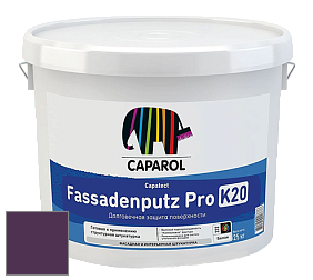 Краска CAPAROL Capatect-Fassadenputz Pro K 20/Капарол Фассаденпутц Про К20 структурная штукатурка цвет Viola 95 