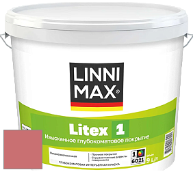Краска LINNIMAX LITEX 1 / ЛИННИМАКС ЛИТЕКС 1 (CAPAROL SAMTEX 3) высокоэкологичная латексная краска цвет Barolo 135 
