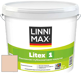 Краска LINNIMAX LITEX 1 / ЛИННИМАКС ЛИТЕКС 1 (CAPAROL SAMTEX 3) высокоэкологичная латексная краска цвет Siena 90 