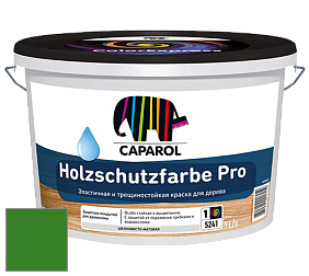 Краска CAPAROL HOLZSCHUTZFARBE PRO краска для древесины акриловая кроющая универсальная. цвет Verdo 10 