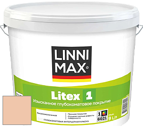 Краска LINNIMAX LITEX 1 / ЛИННИМАКС ЛИТЕКС 1 (CAPAROL SAMTEX 3) высокоэкологичная латексная краска цвет Siena 110 