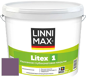 Краска LINNIMAX LITEX 1 / ЛИННИМАКС ЛИТЕКС 1 (CAPAROL SAMTEX 3) высокоэкологичная латексная краска цвет Viola 70 