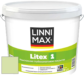 Краска LINNIMAX LITEX 1 / ЛИННИМАКС ЛИТЕКС 1 (CAPAROL SAMTEX 3) высокоэкологичная латексная краска цвет NCS S 0530-G40Y 