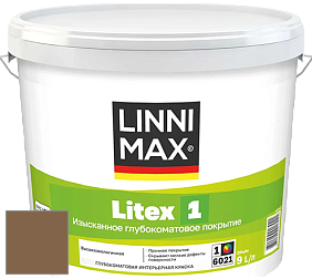 Краска LINNIMAX LITEX 1 / ЛИННИМАКС ЛИТЕКС 1 (CAPAROL SAMTEX 3) высокоэкологичная латексная краска цвет Siena 65 
