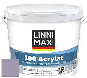 Краска LINNIMAX 100 ACRYLAT / ЛИННИМАКС 100 АКРИЛАТ (CAPAROL AMPHIBOLIN) акриловая краска цвет Velvet 80 