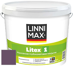 Краска LINNIMAX LITEX 1 / ЛИННИМАКС ЛИТЕКС 1 (CAPAROL SAMTEX 3) высокоэкологичная латексная краска цвет Viola 65 