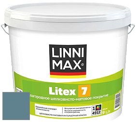 Краска LINNIMAX LITEX 7 / ЛИННИМАКС ЛИТЕКС 7  (CAPAROL SAMTEX 7) латексная краска цвет Arctis 100 