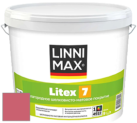 Краска LINNIMAX LITEX 7 / ЛИННИМАКС ЛИТЕКС 7  (CAPAROL SAMTEX 7) латексная краска цвет Baccara 15 