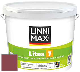 Краска LINNIMAX LITEX 7 / ЛИННИМАКС ЛИТЕКС 7  (CAPAROL SAMTEX 7) латексная краска цвет Baccara 10 