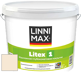 Краска LINNIMAX LITEX 1 / ЛИННИМАКС ЛИТЕКС 1 (CAPAROL SAMTEX 3) высокоэкологичная латексная краска цвет NCS S 0505-Y30R 