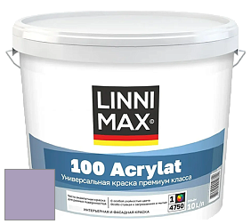 Краска LINNIMAX 100 ACRYLAT / ЛИННИМАКС 100 АКРИЛАТ (CAPAROL AMPHIBOLIN) акриловая краска цвет Velvet 110 