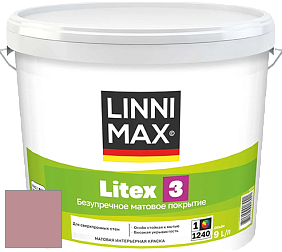 Краска LINNIMAX LITEX 3 / ЛИННИМАКС ЛИТЕКС 3 (ALPINA PREMIUM WAND) латексная краска цвет Rose 80 