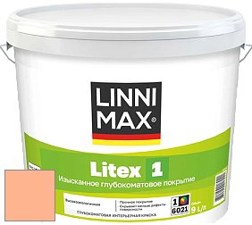 Краска LINNIMAX LITEX 1 / ЛИННИМАКС ЛИТЕКС 1 (CAPAROL SAMTEX 3) высокоэкологичная латексная краска цвет Aprico 150 