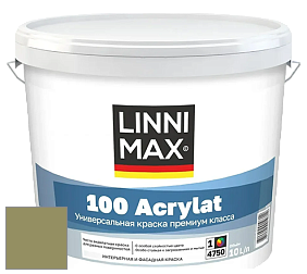 Краска LINNIMAX 100 ACRYLAT / ЛИННИМАКС 100 АКРИЛАТ (CAPAROL AMPHIBOLIN) акриловая краска цвет Tundra 80 