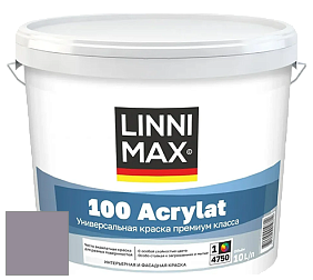 Краска LINNIMAX 100 ACRYLAT / ЛИННИМАКС 100 АКРИЛАТ (CAPAROL AMPHIBOLIN) акриловая краска цвет Velvet 20 