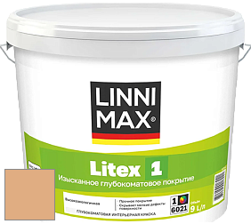 Краска LINNIMAX LITEX 1 / ЛИННИМАКС ЛИТЕКС 1 (CAPAROL SAMTEX 3) высокоэкологичная латексная краска цвет Siena 135 
