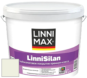 Краска LINNIMAX LinniSilan /ЛИННИМАКС ЛинниСилан (CAPAROL CAPASILAN) глубокоматовая краска цвет NCS S 0505-G50Y 