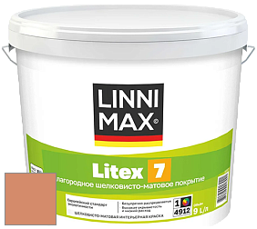 Краска LINNIMAX LITEX 7 / ЛИННИМАКС ЛИТЕКС 7  (CAPAROL SAMTEX 7) латексная краска цвет Aprico 100 