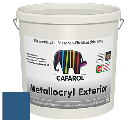 Краска Capadecor Metallocryl Exterior/Кападекор Металлакрил Экстериор шелковисто-глянцевая краска цвет Blu 30 
