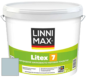 Краска LINNIMAX LITEX 7 / ЛИННИМАКС ЛИТЕКС 7  (CAPAROL SAMTEX 7) латексная краска цвет Arctis 80 