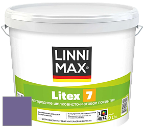 Краска LINNIMAX LITEX 7 / ЛИННИМАКС ЛИТЕКС 7  (CAPAROL SAMTEX 7) латексная краска цвет Velvet 100 