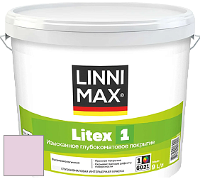 Краска LINNIMAX LITEX 1 / ЛИННИМАКС ЛИТЕКС 1 (CAPAROL SAMTEX 3) высокоэкологичная латексная краска цвет Viola 90 