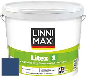 Краска LINNIMAX LITEX 1 / ЛИННИМАКС ЛИТЕКС 1 (CAPAROL SAMTEX 3) высокоэкологичная латексная краска цвет Saphir 65 