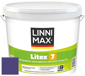 Краска LINNIMAX LITEX 7 / ЛИННИМАКС ЛИТЕКС 7  (CAPAROL SAMTEX 7) латексная краска цвет Velvet 95 
