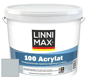Краска LINNIMAX 100 ACRYLAT / ЛИННИМАКС 100 АКРИЛАТ (CAPAROL AMPHIBOLIN) акриловая краска цвет Arctis 55 