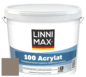 Краска LINNIMAX 100 ACRYLAT / ЛИННИМАКС 100 АКРИЛАТ (CAPAROL AMPHIBOLIN) акриловая краска цвет Siena 10 