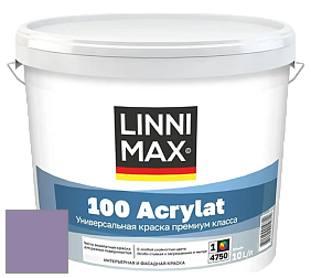 Краска LINNIMAX 100 ACRYLAT / ЛИННИМАКС 100 АКРИЛАТ (CAPAROL AMPHIBOLIN) акриловая краска цвет Velvet 105 