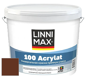 Краска LINNIMAX 100 ACRYLAT / ЛИННИМАКС 100 АКРИЛАТ (CAPAROL AMPHIBOLIN) акриловая краска цвет Rubin 25 