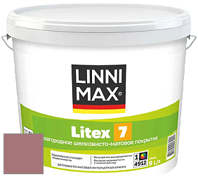 Краска LINNIMAX LITEX 7 / ЛИННИМАКС ЛИТЕКС 7  (CAPAROL SAMTEX 7) латексная краска цвет Rose 75 