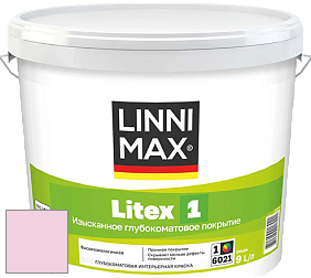 Краска LINNIMAX LITEX 1 / ЛИННИМАКС ЛИТЕКС 1 (CAPAROL SAMTEX 3) высокоэкологичная латексная краска цвет NCS S 0520-R30B 