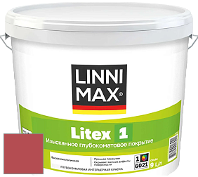 Краска LINNIMAX LITEX 1 / ЛИННИМАКС ЛИТЕКС 1 (CAPAROL SAMTEX 3) высокоэкологичная латексная краска цвет Barolo 130 