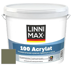 Краска LINNIMAX 100 ACRYLAT / ЛИННИМАКС 100 АКРИЛАТ (CAPAROL AMPHIBOLIN) акриловая краска цвет Tundra 70 