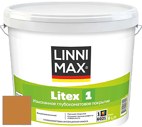 Краска LINNIMAX LITEX 1 / ЛИННИМАКС ЛИТЕКС 1 (CAPAROL SAMTEX 3) высокоэкологичная латексная краска цвет Siena 155 