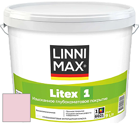 Краска LINNIMAX LITEX 1 / ЛИННИМАКС ЛИТЕКС 1 (CAPAROL SAMTEX 3) высокоэкологичная латексная краска цвет NCS S 0520-R20B 