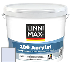 Краска LINNIMAX 100 ACRYLAT / ЛИННИМАКС 100 АКРИЛАТ (CAPAROL AMPHIBOLIN) акриловая краска цвет Saphir 120 