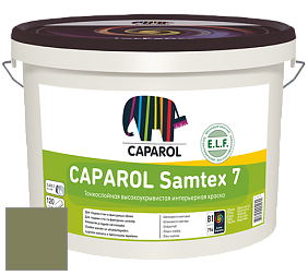 Краска CAPAROL Samtex 7 E.L.F. / КАПАРОЛ Самтекс 7 шелковисто-матовая краска цвет Tundra 75 