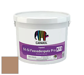 Краска Caparol Capatect Fassadenputz Sil-Si Pro / Капарол Капатек штукатурка структурная камешковая 25 кг. цвет Amber 45 
