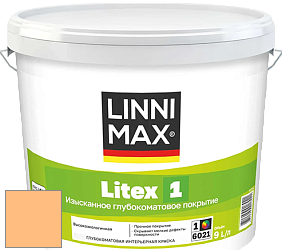 Краска LINNIMAX LITEX 1 / ЛИННИМАКС ЛИТЕКС 1 (CAPAROL SAMTEX 3) высокоэкологичная латексная краска цвет Amber 140 