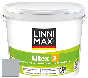 Краска LINNIMAX LITEX 7 / ЛИННИМАКС ЛИТЕКС 7  (CAPAROL SAMTEX 7) латексная краска цвет Arctis 20 