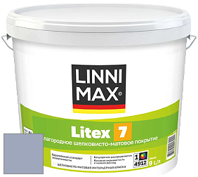 Краска LINNIMAX LITEX 7 / ЛИННИМАКС ЛИТЕКС 7  (CAPAROL SAMTEX 7) латексная краска цвет Aquarell 75 